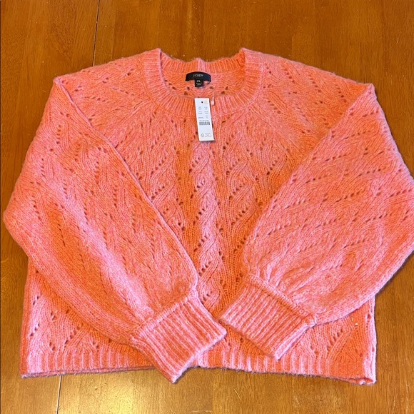 J. Crew Sweaters - J. Crew Coral Crew Neck Sweater